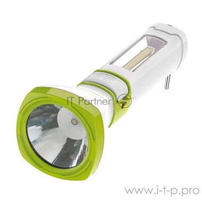 Фонарь светодиодный аккум. 5W LED 3 режима бок. панель COB 3Вт с зарядным устройством Космос KOCAc70