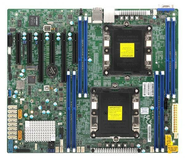 Материнская плата Supermicro X11DPL-i 2 x Socket 3647 C621 8xDDR4 2xPCI-E 16x 1xPCI-E 4x 3xPCI-E 8x 10 ATX Retail MBD-X11DPL-I-O