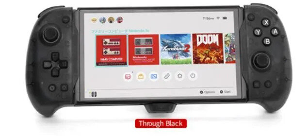 Геймпад беспроводной DOBE для Nintendo Switch/Switch OLED, прозрачный черный