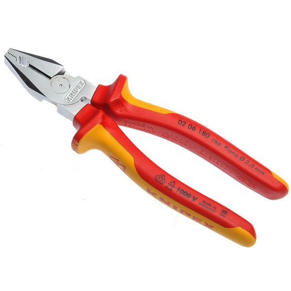 Пассатижи Knipex силовые 180 мм 1000 В KN0206180