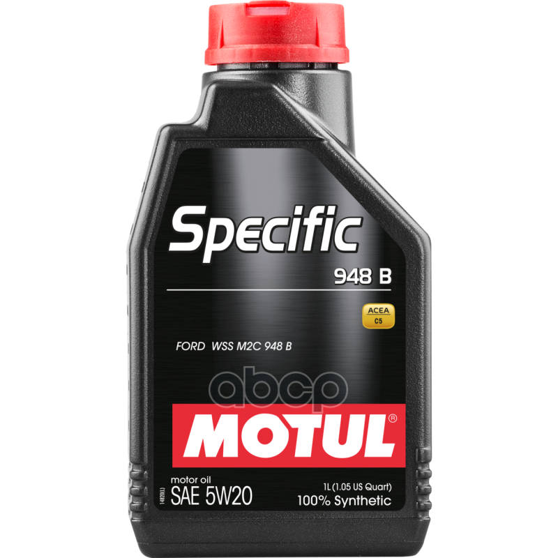 MOTUL Масло Моторное Motul 5w20 (1l) Specific 948b Acea A1/B1 Ford Wss M2c 948b (100% Синт Зам 104422)