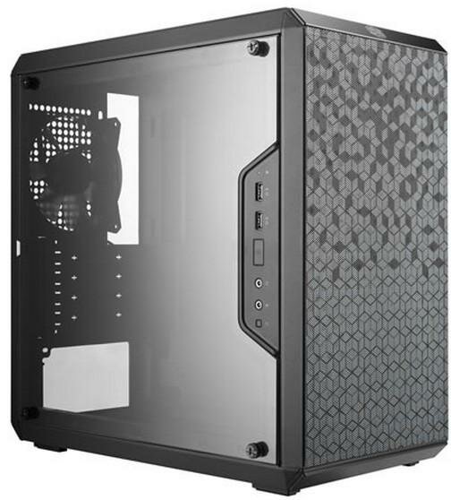 Корпус microATX Cooler Master MasterBox Q300L Без БП чёрный