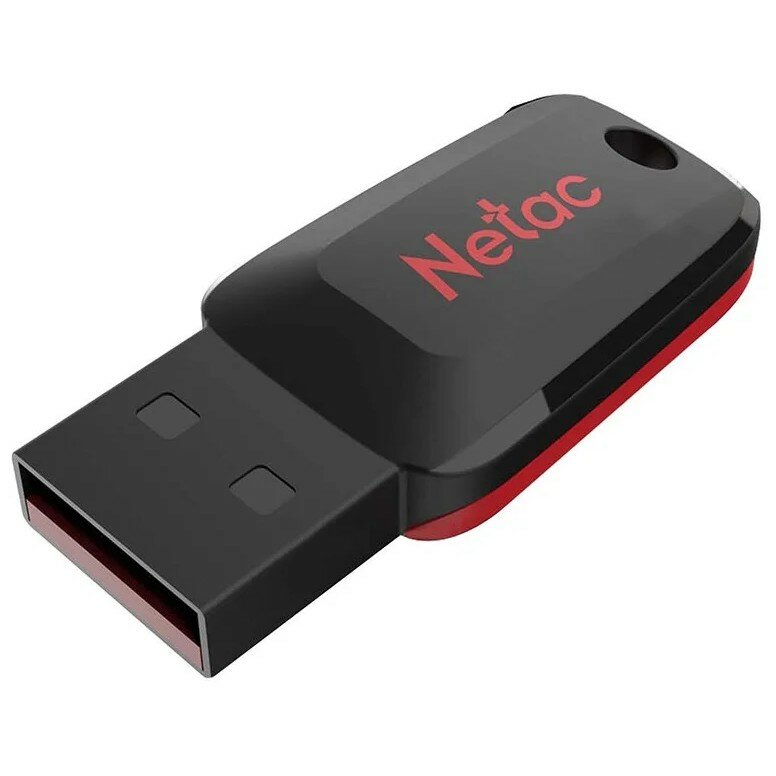 Netac USB Drive 16GB U197 , USB2.0, пластиковая, черная