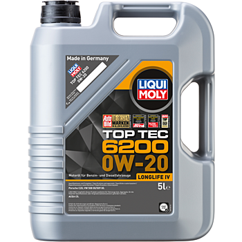 20789 LIQUI MOLY Top Tec 6200 0W-20 - 5 л. - Масло моторное