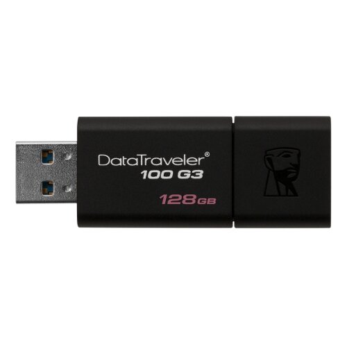 USB 3.0 Flash Drive 128GB Kingston DataTraveler 100 G3, черный (DT100G3/128GB)