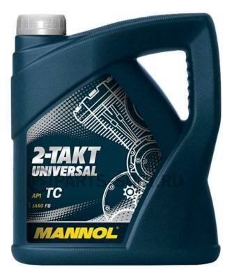 MANNOL 1427 Масло моторное для мотоциклов MANNOL 4л минеральное 2-Takt Universal API TC 2T