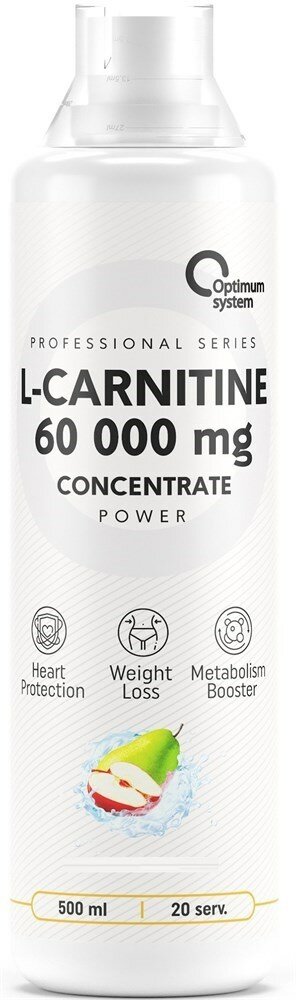 Optimum System L-Carnitine Concentrate 60 000 Power (500мл) Вишня