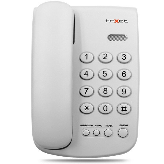 Texet Телефон TX-241 светло-серый