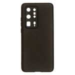 Чехол для Huawei P40 Pro Plus матовый силикон, черный, Аксессуары для телефонов - изображение