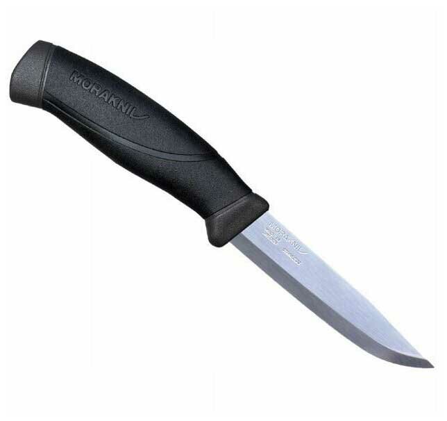 Нож Morakniv Companion Anthracite, нержавеющая сталь, черный