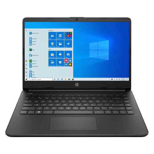 Ноутбук HP 14s-dq3001ur, 14", Intel Celeron N4500 1.1ГГц, 4ГБ, 256ГБ SSD, Intel UHD Graphics , Windows 10 Home, черный [3e7k2ea]