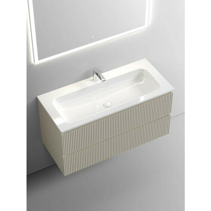 Тумба под раковину Sancos Snob T 100 SNT100CE beige soft - фото №4