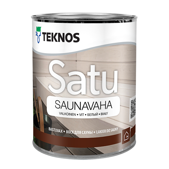 фото Воск для саун Teknos Satu saunavaha бесцветный 0,9л