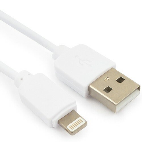 Кабель USB2.0 Am Lightning Гарнизон GCC-USB2-AP2-0.5M-W, белый - 0.5 метра