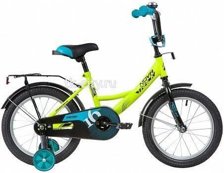 Детский велосипед Novatrack Vector 16 (2020) Лаймовый