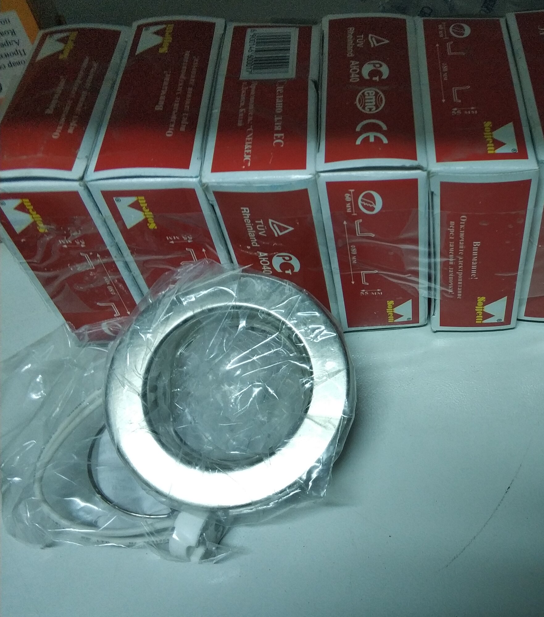 фото Светильник встраиваемый Модель FT 9210 Сатин-хром