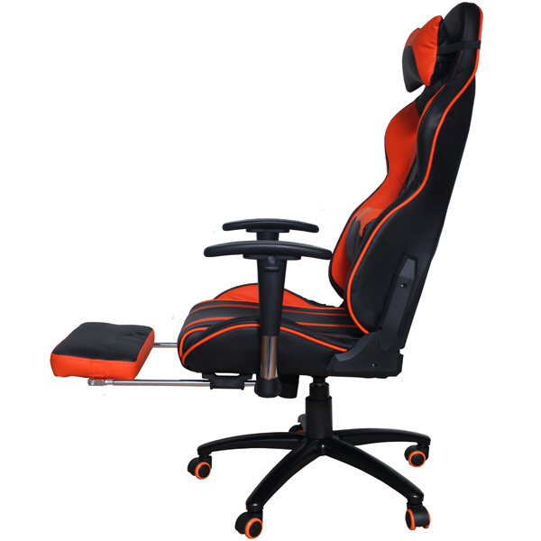 Кресло игровое MFG-6016 Меб-фф 404486, MFG-6016 black and orange (DK) - фото №6