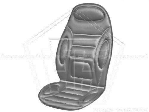 Накидка на сиденье с подогревом skyway с терморегулятором 120х51см 12v серый (s02201004)