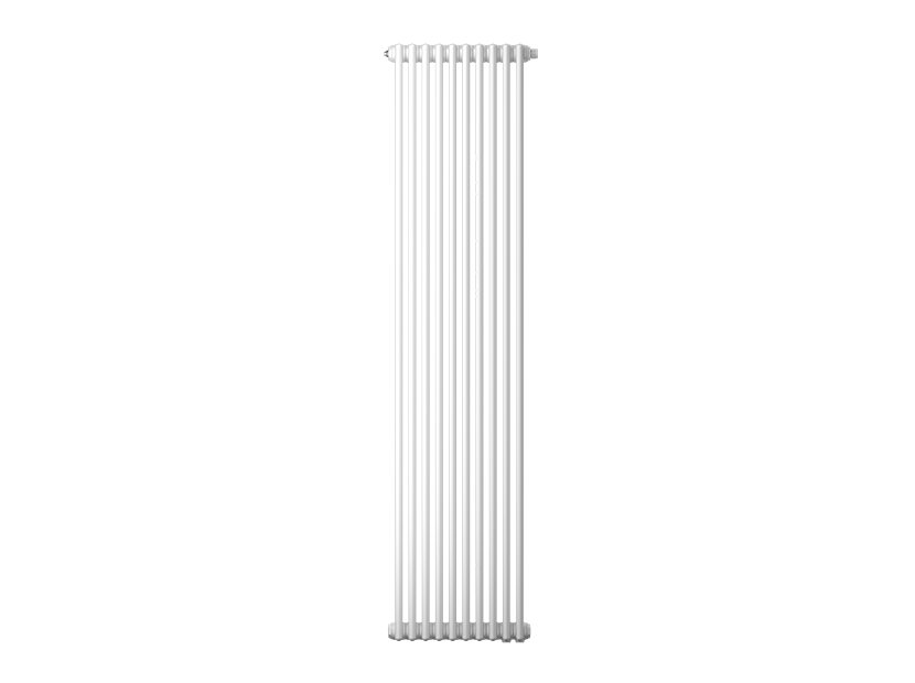 Радиатор трубчатый Zehnder Charleston 2200, 08 сек.1/2 бок. подк. RAL9016 (кроншт. в компл) - фото №1