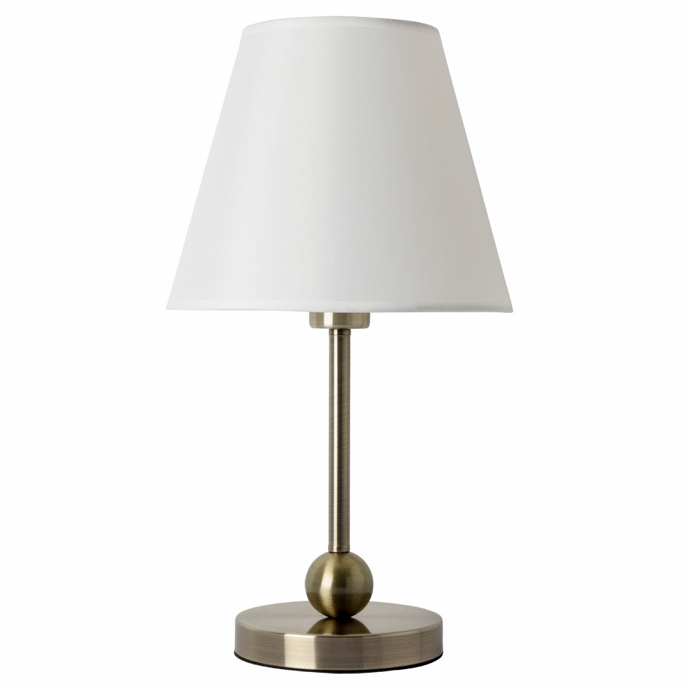 Настольная лампа Arte Lamp Elba A2581LT-1AB, Бронза, E27