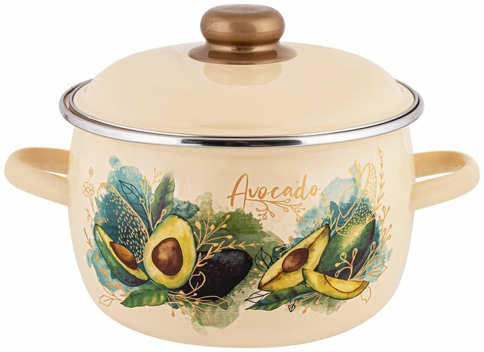 Кастрюля Appetite Avocado 5,5 л