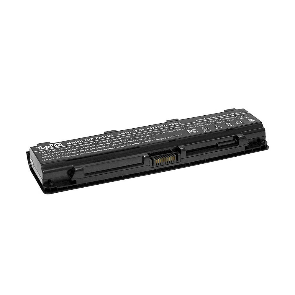 Аккумуляторная батарея TopON для ноутбука Toshiba Satellite C850 10.8V (4400mAh)