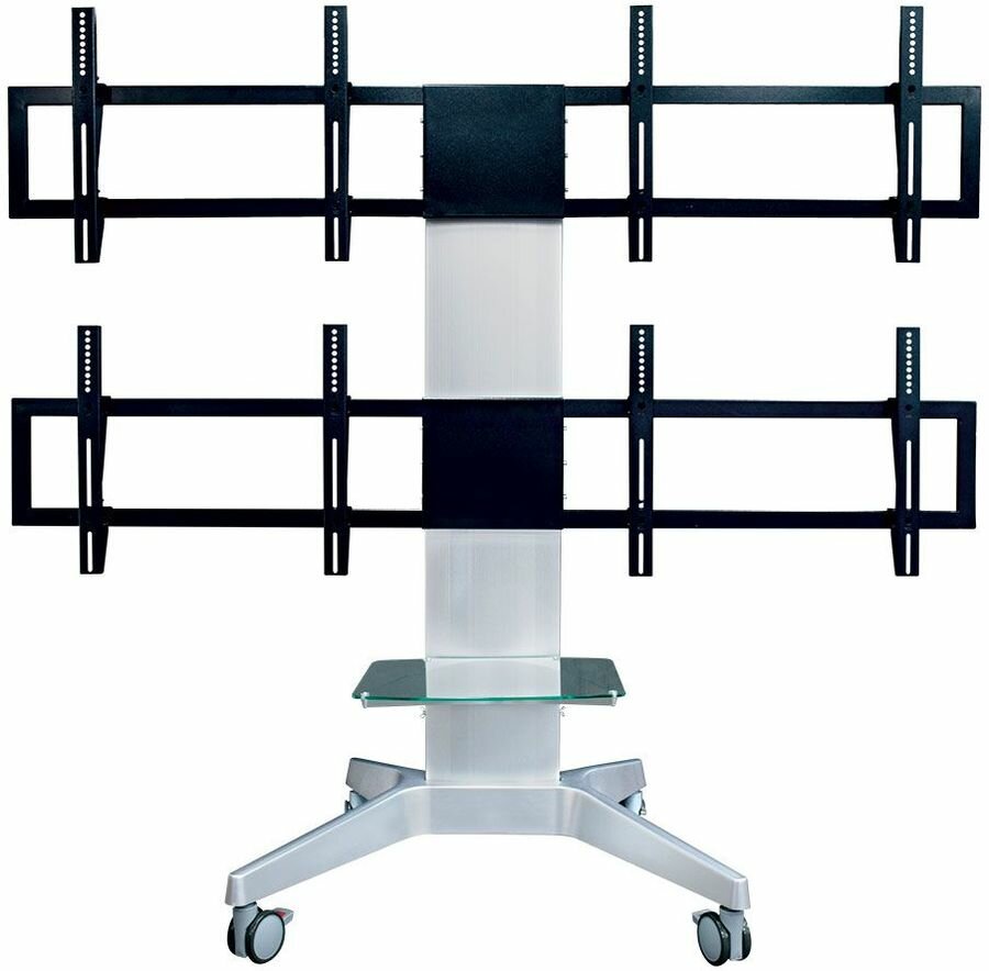 Подставка для телевизора Arm Media PT-STAND-16, 26-55", напольный, фиксированный, серебристый [102