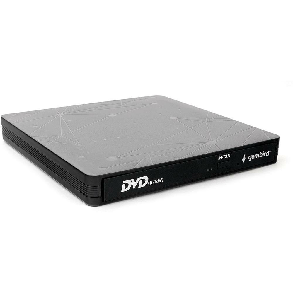 Оптический привод USB DVD-RW Gembird , Black ( DVD-USB-03 ) Retail