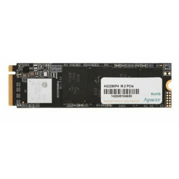 Твердотельный накопитель SSD M.2 2280 256Gb Apacer AS2280P4 AP256GAS2280P4-1 TLC 3D NAND (R3000/W2000MB/s)