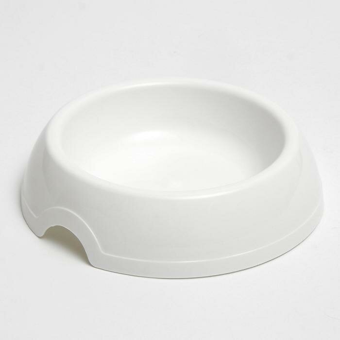 фото Пижон Миска для кошек и собак 14,5 х 3 см, 0,2 л, белая