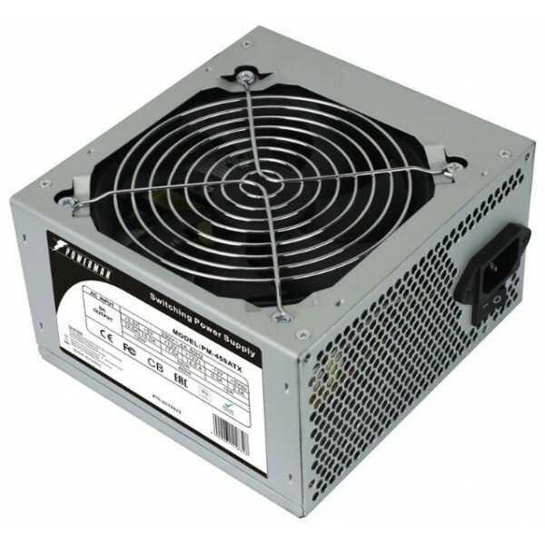 Блок питания POWERMAN PM-450ATX for P4 450W ATX (6115832)