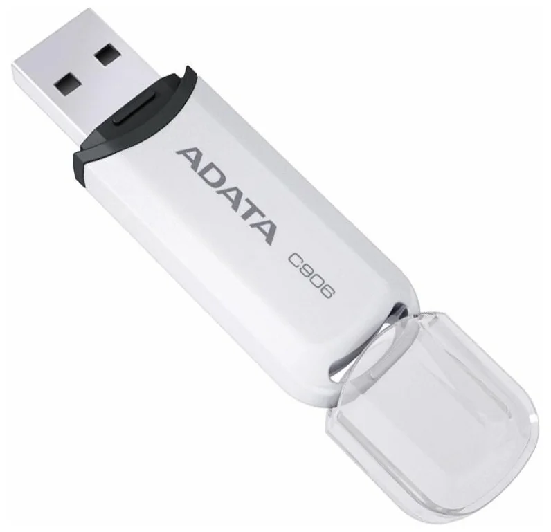 Флешка ADATA C906 64 GB, белый