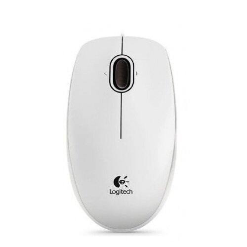  Logitech B100 White Optical, 800dpi, USB (910-003360)