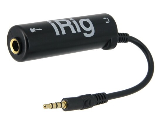 IRIG адаптер для подключения гитары к iPhone iPod или iPad