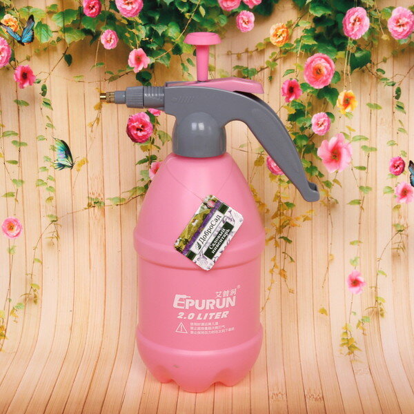 фото Опрыскиватель помповый 2л "Семицветик" цвет розовый ДоброСад