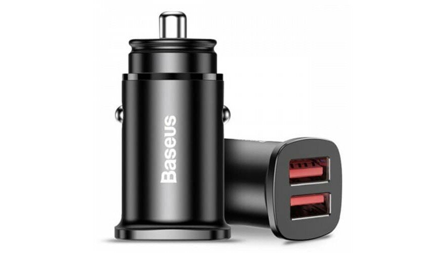 Baseus Car Charger 30W Dual QC3.0 Black (CCALL-DS01) - Автомобильное зарядное устройство