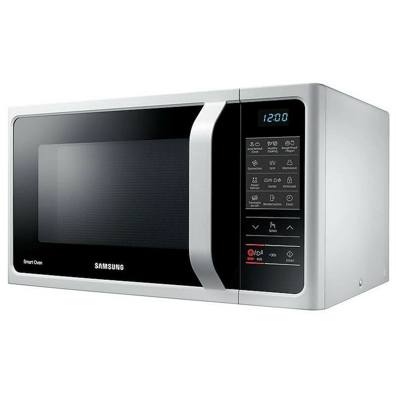 Микроволновая печь Samsung MC28H5013AW/BW, 28 л, 900 Вт, гриль, конвекция - фотография № 1