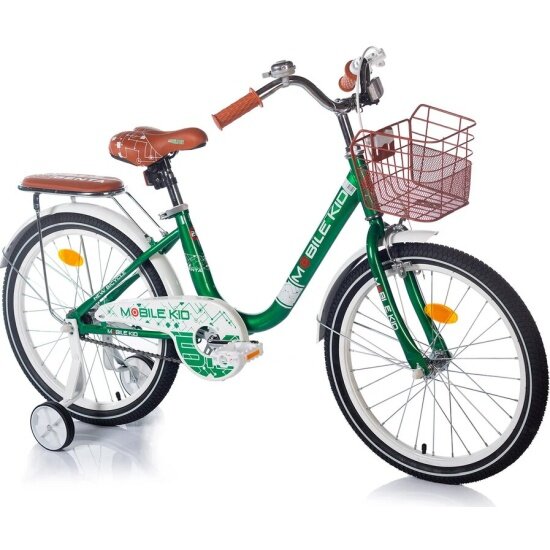 Детский велосипед MOBILE KID Genta20", Dark Green