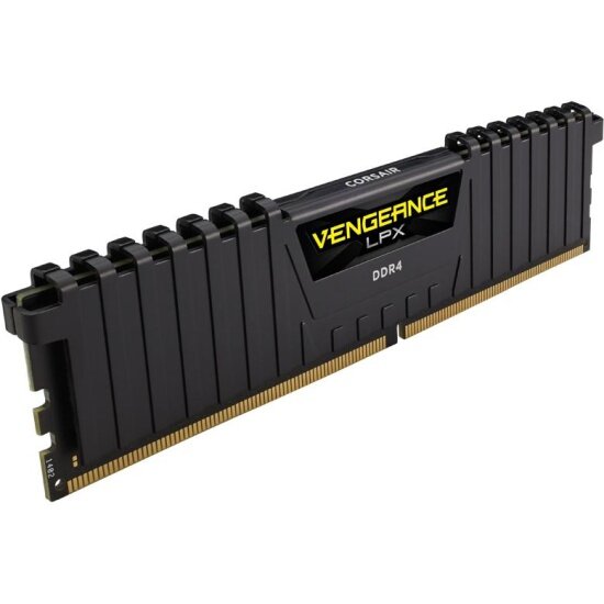 Оперативная память CORSAIR DDR4 8Gb 2666MHz pc-21300 Vengeance (CMK8GX4M1A2666C16)