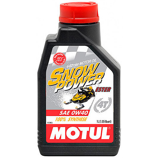 Масло MOTUL SNOW для 4-х тактных двигателей, 1л. MOTUL-SNOW-0W40-1L