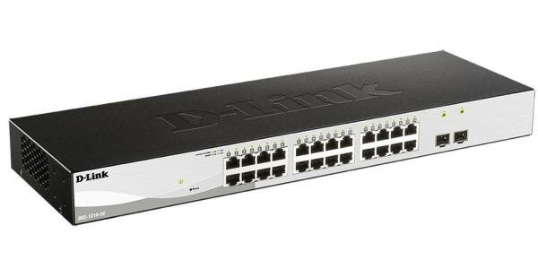 Коммутатор D-Link DGS-1210-26/FL DGS-1210-26/FL1A 24G 2SFP управляемый