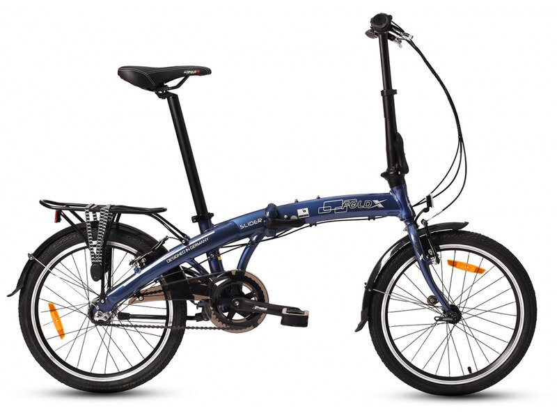Складной велосипед Foldx FoldX Slider год 2023 цвет Синий