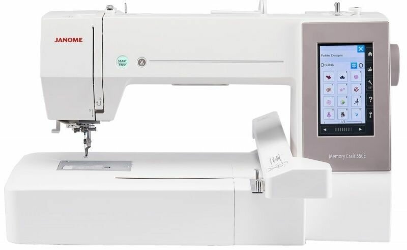 Вышивальная машина Janome Memory Craft 550E белый