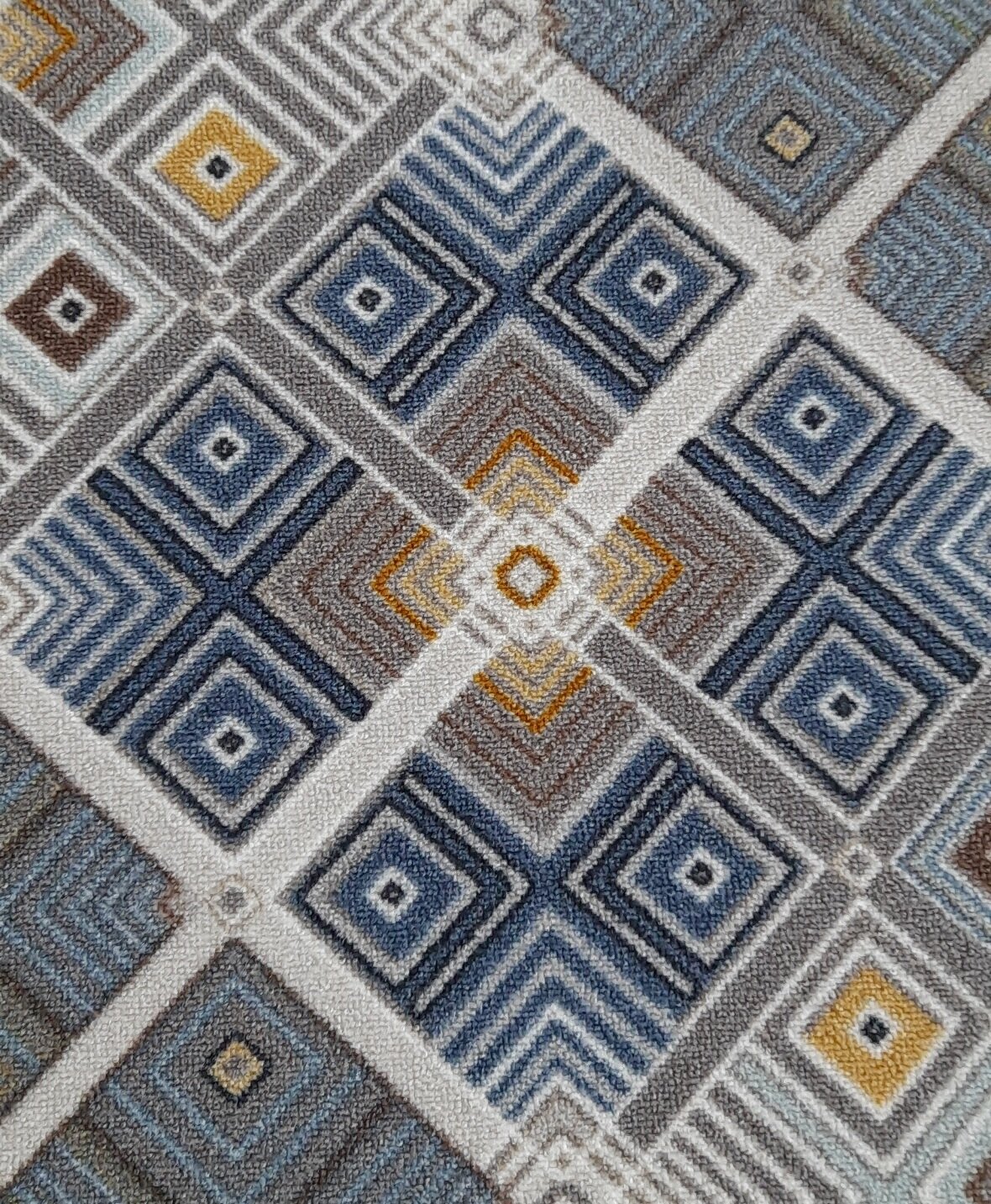 Ковровая дорожка на войлоке, Витебские ковры, с печатным рисунком, 2586, разноцветная, 1.5*1.5 м - фотография № 5