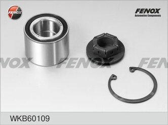 Подшипник ступицы задней Ford Focus/Focus Turnier/Fusion 98>12 Mazda 2 03>15 FENOX WKB60109