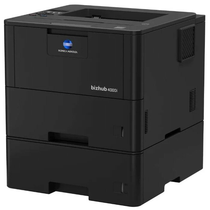 Konica minolta Принтер лазерный bizhub 4000i А4, ч б, 40 ppm, 256Mb, 1200х1200 dpi, Duplex, USB 2.0, Ethernet, Wi-Fi, лоток 520л, тонер