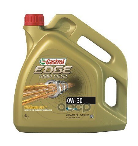 Castrol Масло Castrol Edge Turbo Diesel 0w-30 4(Л)