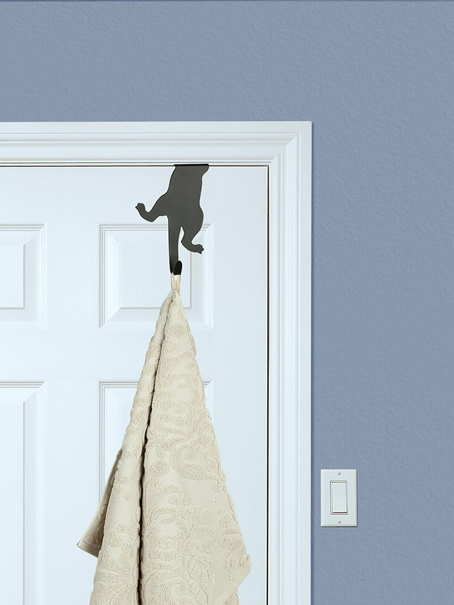 Крючок WOODHORSE забавный котенок надверный самоклеящийся - фотография № 2