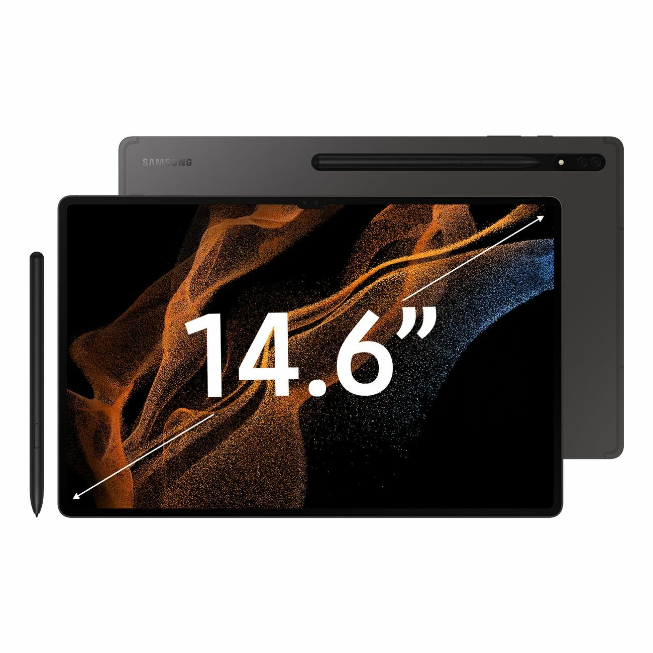 Планшет Samsung Galaxy Tab S8 Ultra 5G 128GB Graphite (SM-X906B)