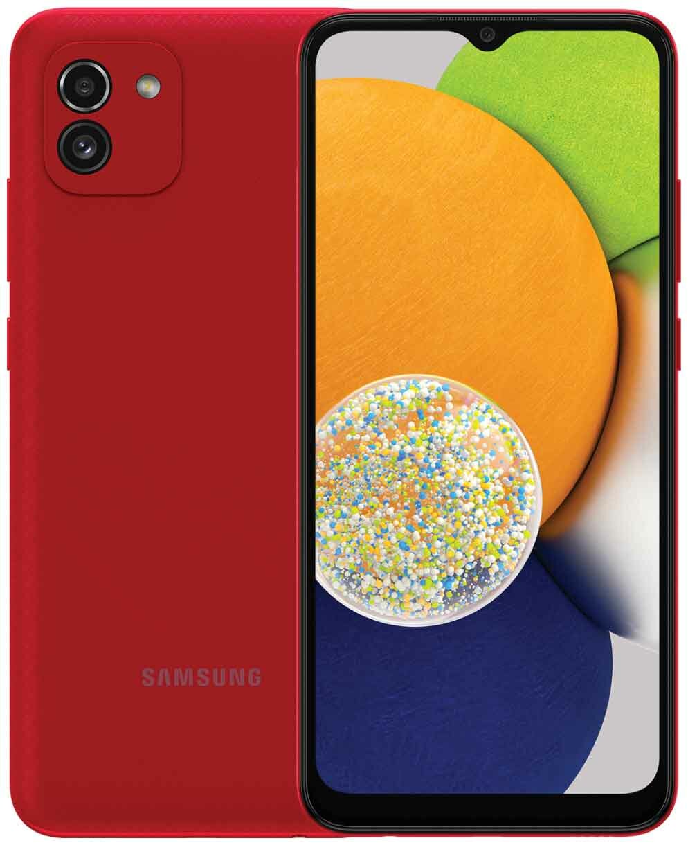 Смартфон Samsung Galaxy A03 4/64Gb (SM-A035FZRGCAU) Red